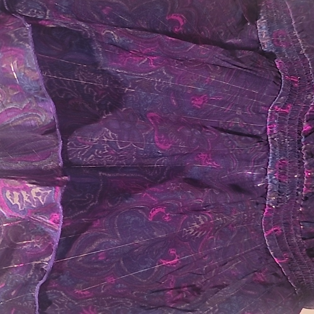 Express Elegant Purple Maxi Dress - Picture 3 of 6